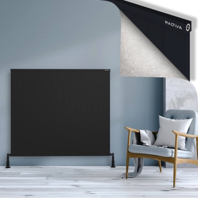 Radiva - RIO Dekoratif Alüminyum Radyatör 1200x1704 Siyah (1)