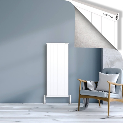 Radiva - RIO Dekoratif Alüminyum Radyatör 1200x604 Beyaz - 400