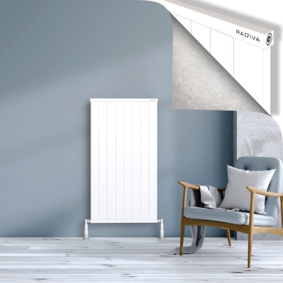 Radiva - RIO Dekoratif Alüminyum Radyatör 1200x804 Beyaz