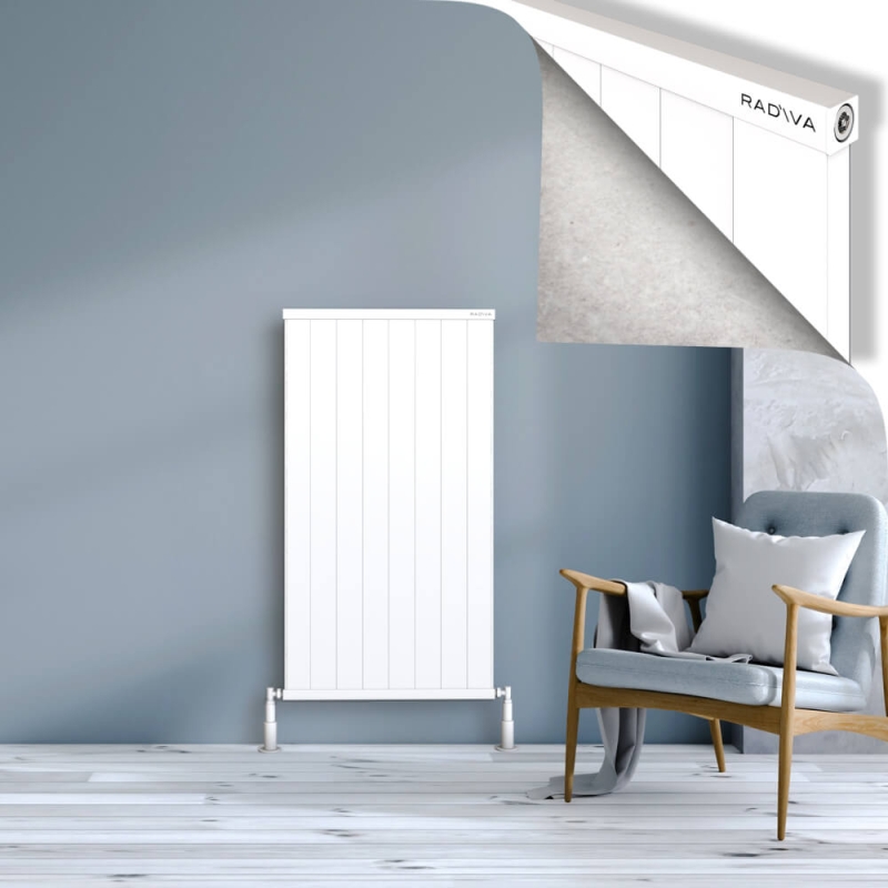 RIO Dekoratif Alüminyum Radyatör 1200x804 Beyaz - 2RIO12000804B1TS