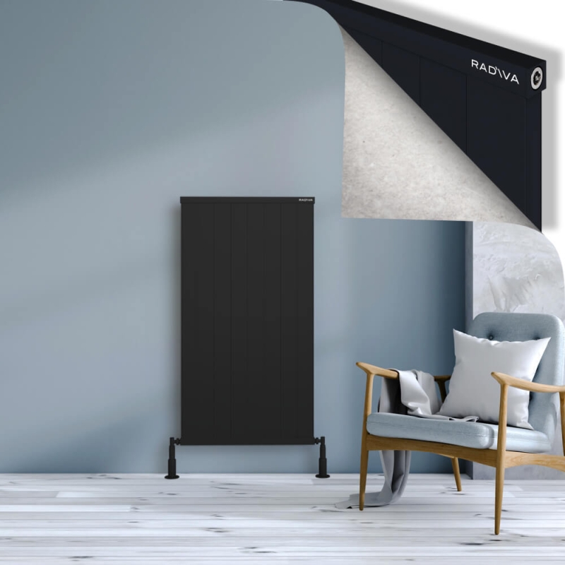 RIO Dekoratif Alüminyum Radyatör 1200x804 Siyah - 2RIO12000804B3TS