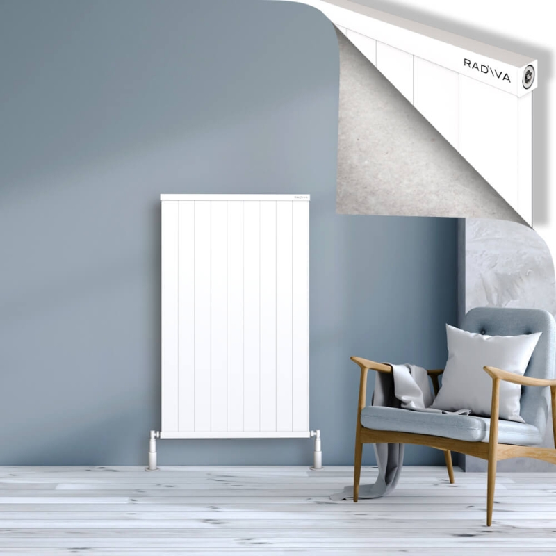 RIO Dekoratif Alüminyum Radyatör 1200x904 Beyaz - 2RIO12000904B1TS