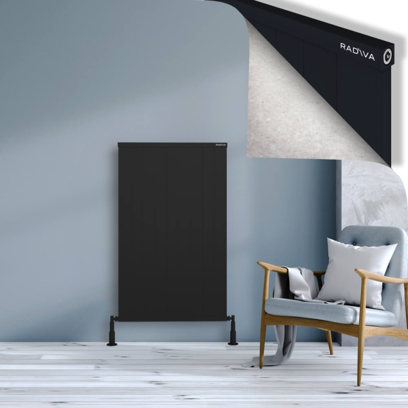 RIO Dekoratif Alüminyum Radyatör 1200x904 Siyah - 2RIO12000904B3TS