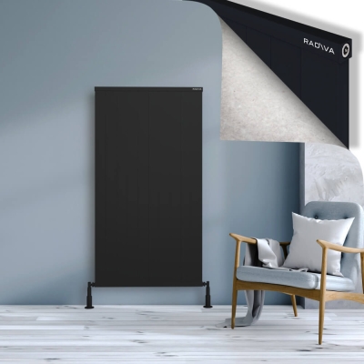Radiva - RIO Dekoratif Alüminyum Radyatör 1500x1004 Siyah - 400