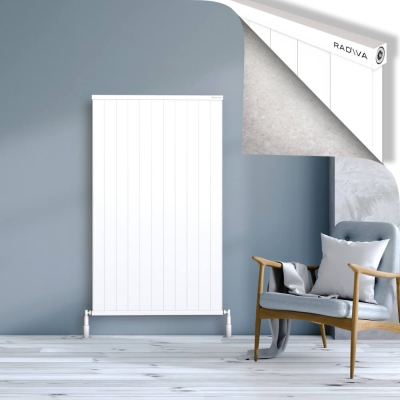 Radiva - RIO Dekoratif Alüminyum Radyatör 1500x1104 Beyaz