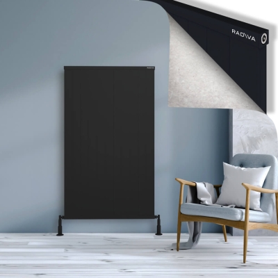 Radiva - RIO Dekoratif Alüminyum Radyatör 1500x1104 Siyah (1)