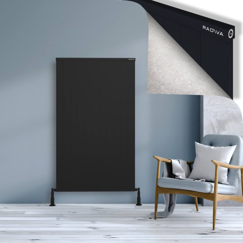 RIO Dekoratif Alüminyum Radyatör 1500x1104 Siyah - 2RIO15001104B3TS