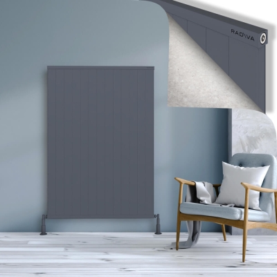 Radiva - RIO Dekoratif Alüminyum Radyatör 1500x1304 Antrasit - 400