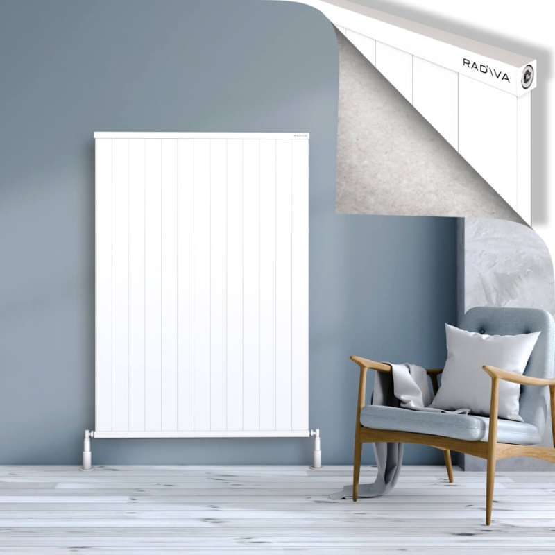 RIO Dekoratif Alüminyum Radyatör 1500x1304 Beyaz - 2RIO15001304B1TS