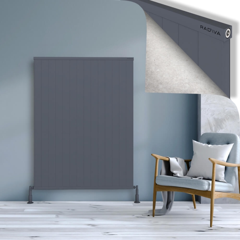 RIO Dekoratif Alüminyum Radyatör 1500x1404 Antrasit - 2RIO15001404B2TS