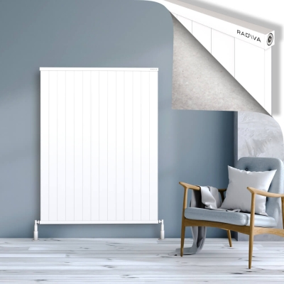 Radiva - RIO Dekoratif Alüminyum Radyatör 1500x1404 Beyaz (1)