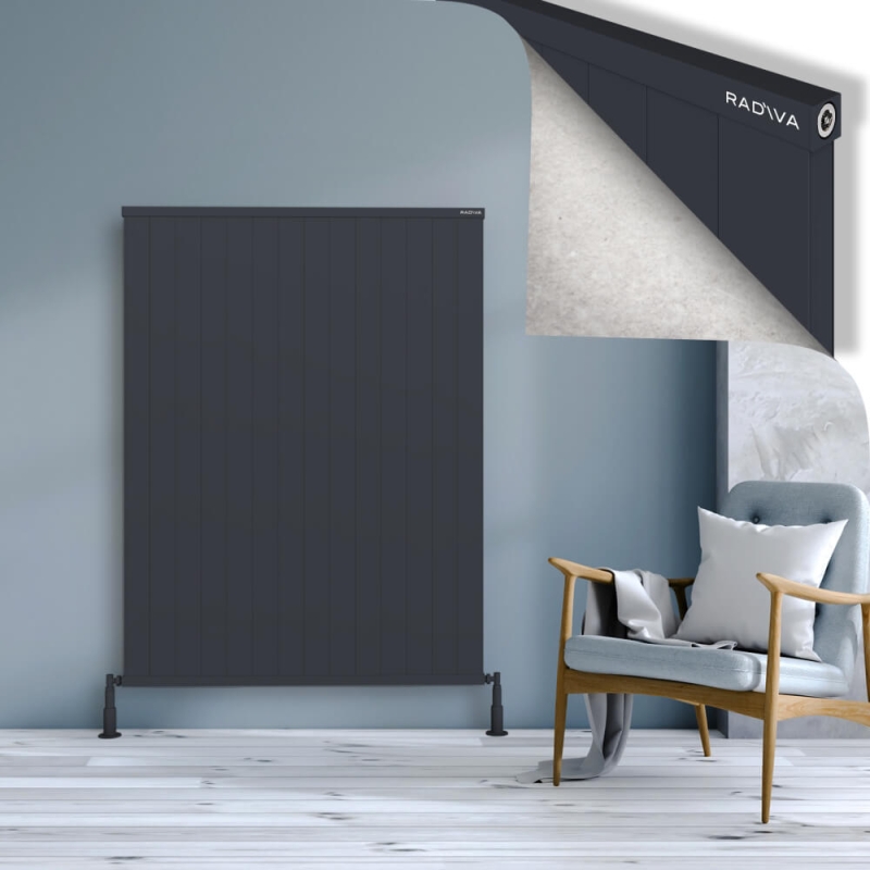 RIO Dekoratif Alüminyum Radyatör 1500x1404 Koyu Antrasit - 2RIO15001404B6TS