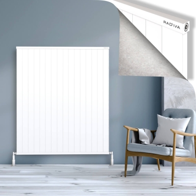 Radiva - RIO Dekoratif Alüminyum Radyatör 1500x1604 Beyaz - 400