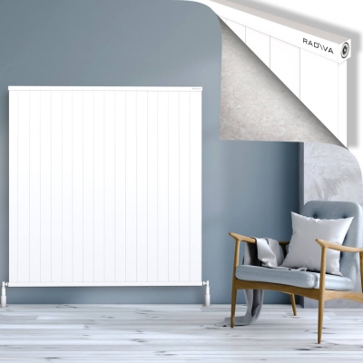 Radiva - RIO Dekoratif Alüminyum Radyatör 1500x1804 Beyaz