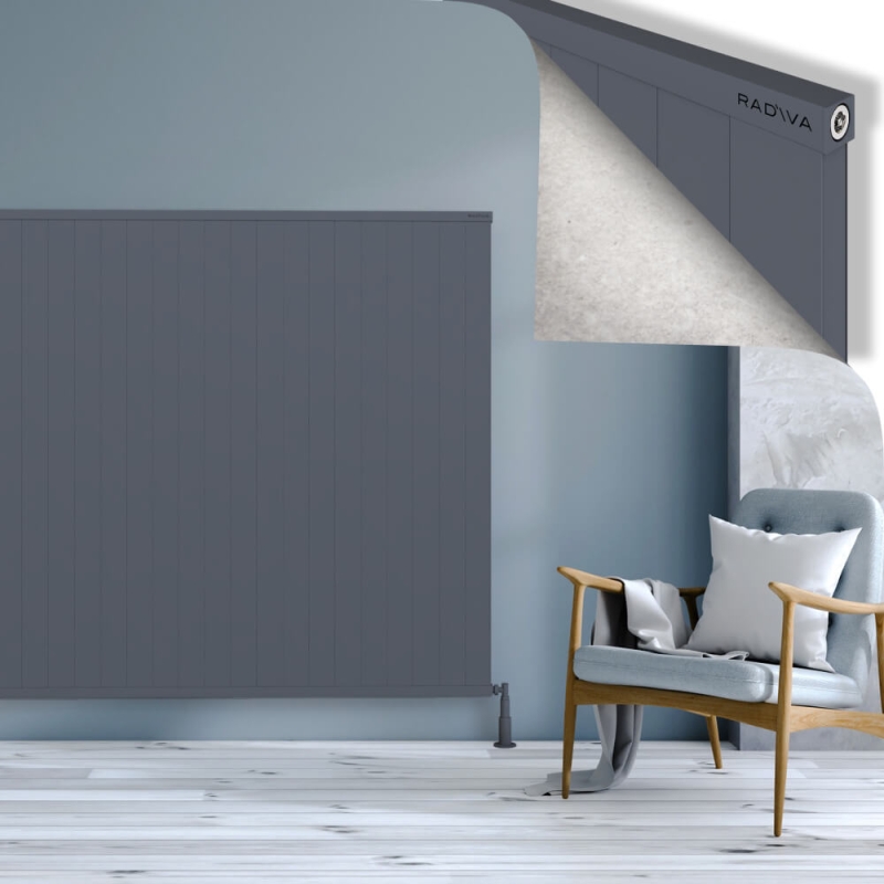 RIO Dekoratif Alüminyum Radyatör 1500x2204 Antrasit - 2RIO15002204B2TS