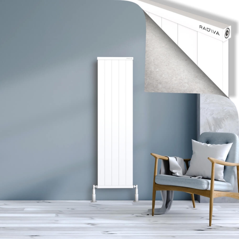 RIO Dekoratif Alüminyum Radyatör 1500x504 Beyaz - 2RIO15000504B1TS