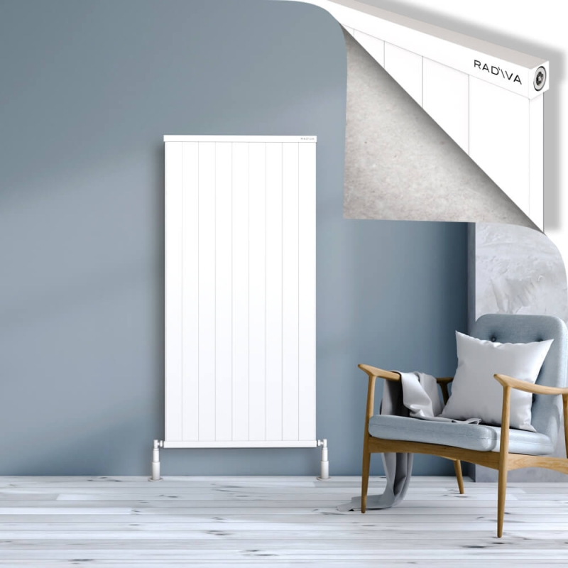 RIO Dekoratif Alüminyum Radyatör 1500x904 Beyaz - 2RIO15000904B1TS