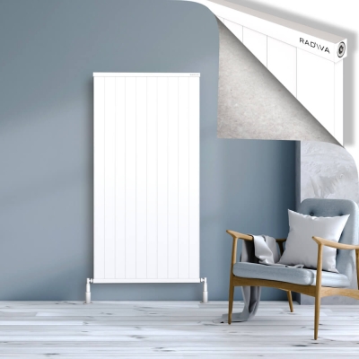 Radiva - RIO Dekoratif Alüminyum Radyatör 1600x1004 Beyaz
