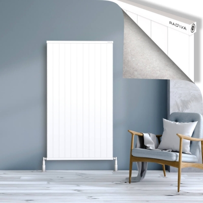 Radiva - RIO Dekoratif Alüminyum Radyatör 1600x1104 Beyaz