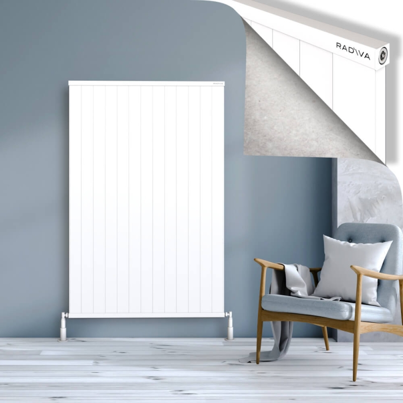 RIO Dekoratif Alüminyum Radyatör 1600x1304 Beyaz - 2RIO16001304B1TS