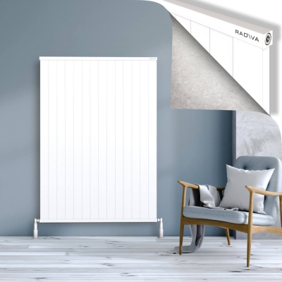 Radiva - RIO Dekoratif Alüminyum Radyatör 1600x1404 Beyaz - 400