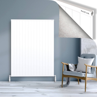 Radiva - RIO Dekoratif Alüminyum Radyatör 1600x1504 Beyaz (1)
