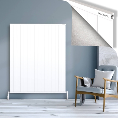 Radiva - RIO Dekoratif Alüminyum Radyatör 1600x1604 Beyaz (1)