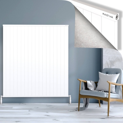 Radiva - RIO Dekoratif Alüminyum Radyatör 1600x1804 Beyaz - 400