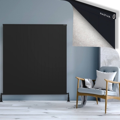 Radiva - RIO Dekoratif Alüminyum Radyatör 1600x1804 Siyah - 400