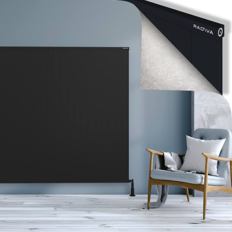 RIO Dekoratif Alüminyum Radyatör 1600x2204 Siyah - 2RIO16002204B3TS