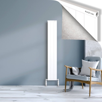 Radiva - RIO Dekoratif Alüminyum Radyatör 1600x304 Beyaz