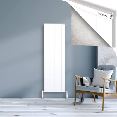 Radiva - RIO Dekoratif Alüminyum Radyatör 1600x604 Beyaz - 400