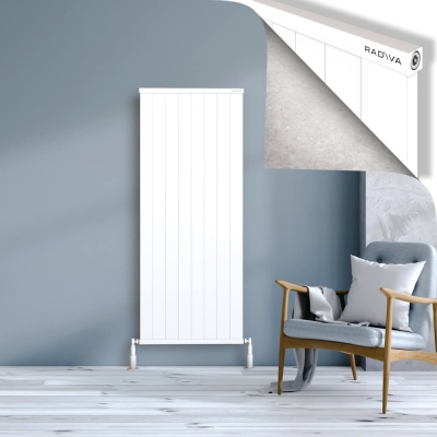 Radiva - RIO Dekoratif Alüminyum Radyatör 1600x804 Beyaz