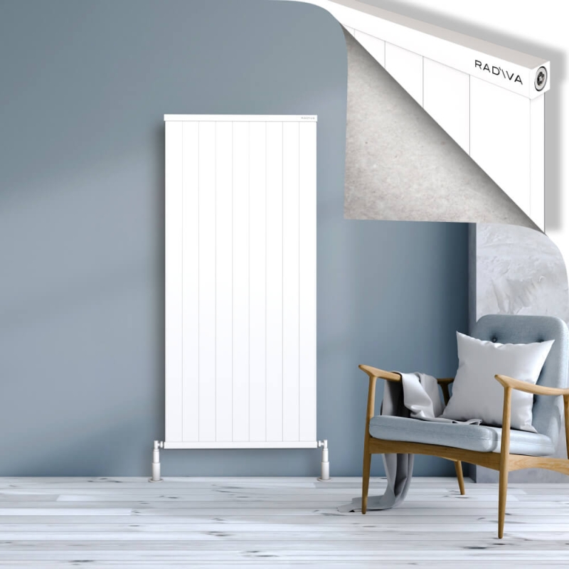 RIO Dekoratif Alüminyum Radyatör 1600x904 Beyaz - 2RIO16000904B1TS