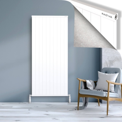 Radiva - RIO Dekoratif Alüminyum Radyatör 1800x1004 Beyaz