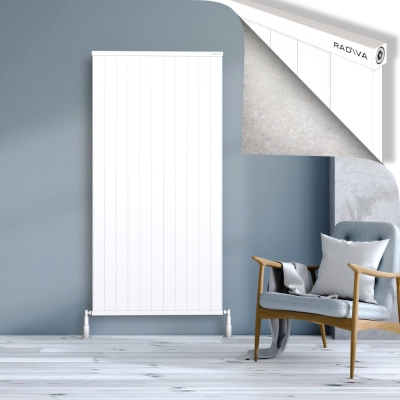 Radiva - RIO Dekoratif Alüminyum Radyatör 1800x1104 Beyaz (1)