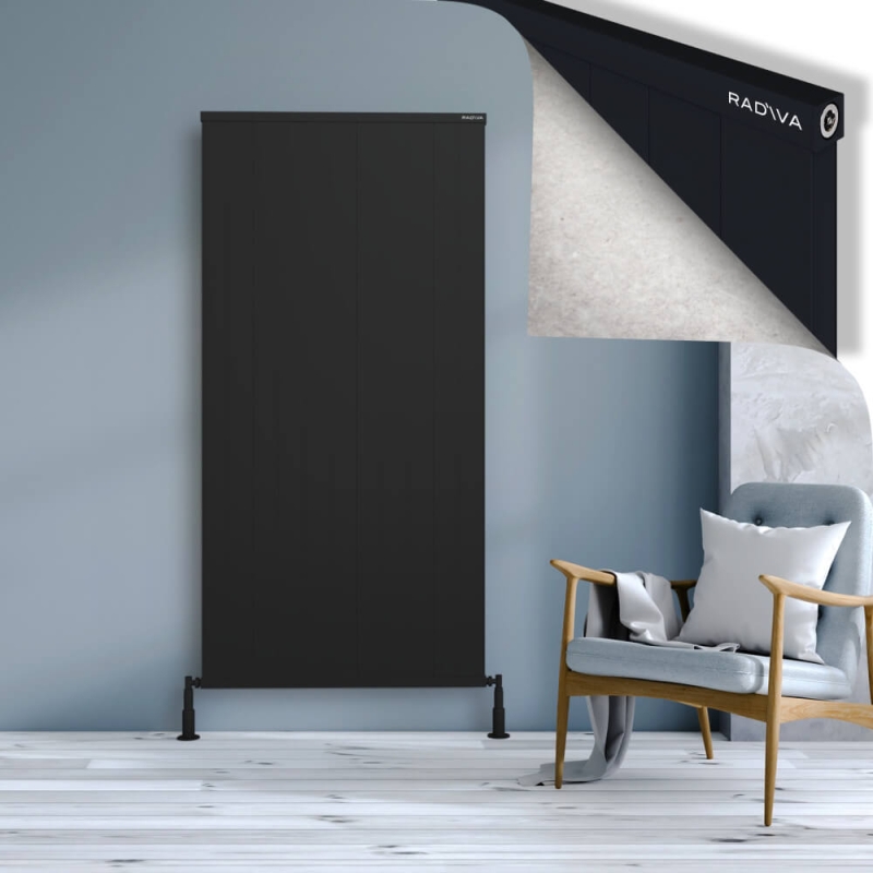 RIO Dekoratif Alüminyum Radyatör 1800x1104 Siyah - 2RIO18001104B3TS