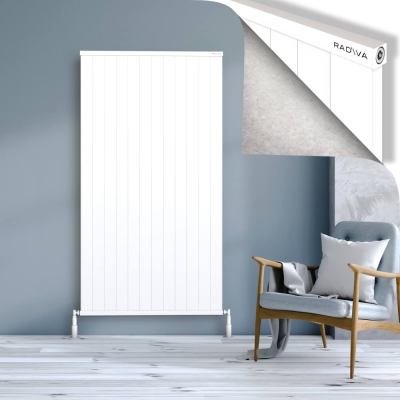 Radiva - RIO Dekoratif Alüminyum Radyatör 1800x1204 Beyaz - 400