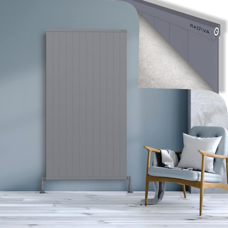 RIO Dekoratif Alüminyum Radyatör 1800x1204 Gri - 2RIO18001204BLTS