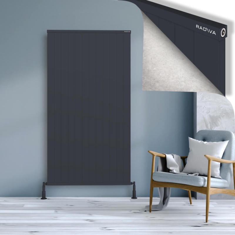 RIO Dekoratif Alüminyum Radyatör 1800x1204 Koyu Antrasit - 2RIO18001204B6TS