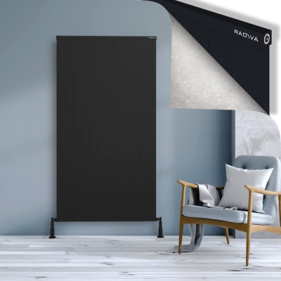 Radiva - RIO Dekoratif Alüminyum Radyatör 1800x1204 Siyah - 400