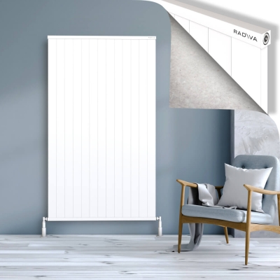 Radiva - RIO Dekoratif Alüminyum Radyatör 1800x1304 Beyaz (1)