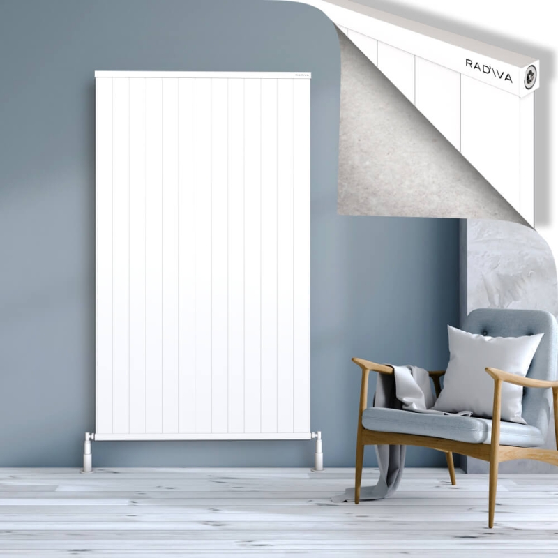 RIO Dekoratif Alüminyum Radyatör 1800x1304 Beyaz - 2RIO18001304B1TS