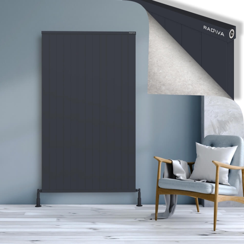 RIO Dekoratif Alüminyum Radyatör 1800x1304 Koyu Antrasit - 2RIO18001304B6TS