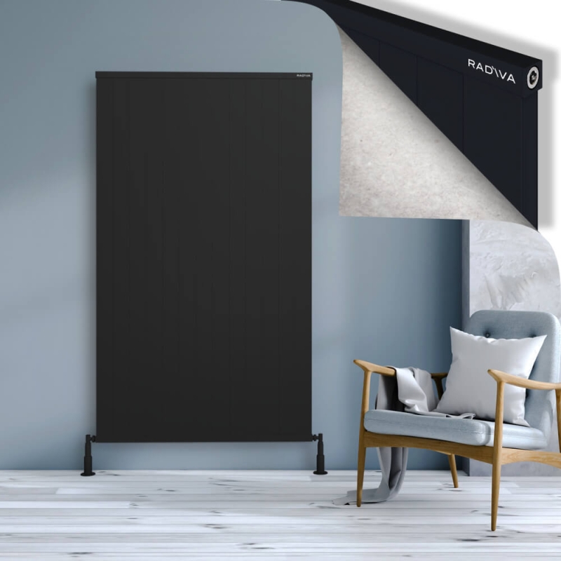 RIO Dekoratif Alüminyum Radyatör 1800x1304 Siyah - 2RIO18001304B3TS