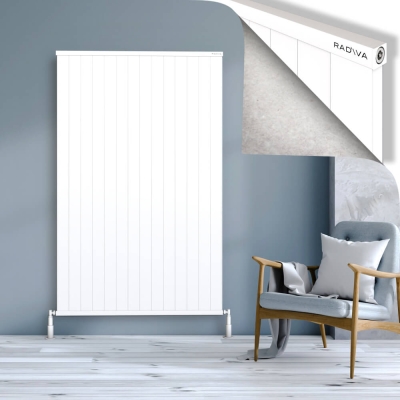 Radiva - RIO Dekoratif Alüminyum Radyatör 1800x1404 Beyaz - 400