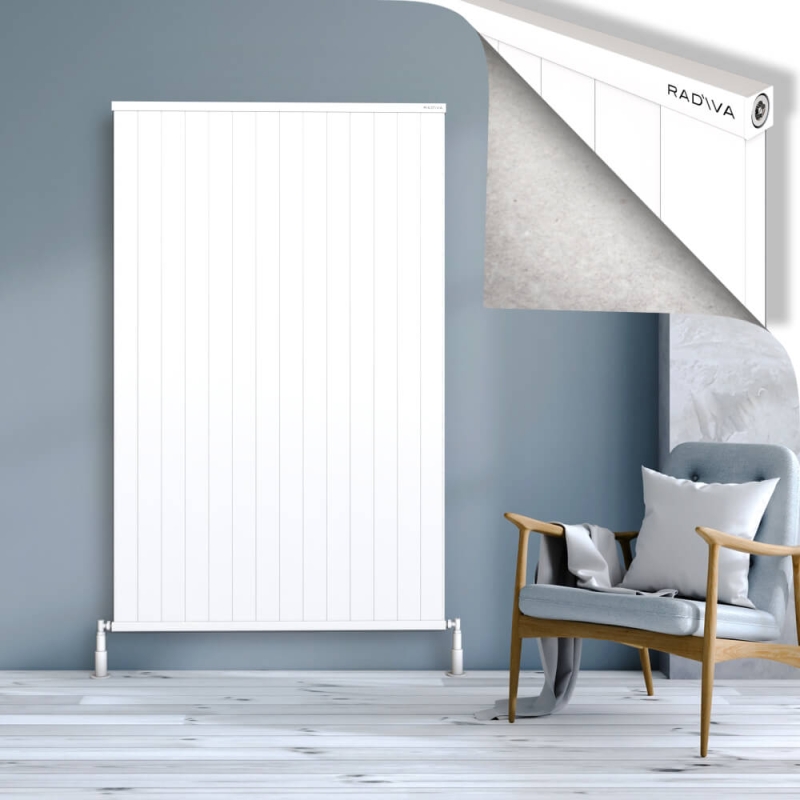 RIO Dekoratif Alüminyum Radyatör 1800x1404 Beyaz - 2RIO18001404B1TS