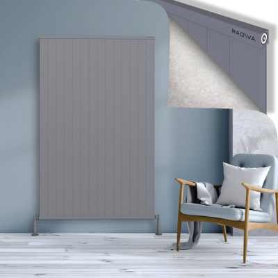 Radiva - RIO Dekoratif Alüminyum Radyatör 1800x1404 Gri - 400