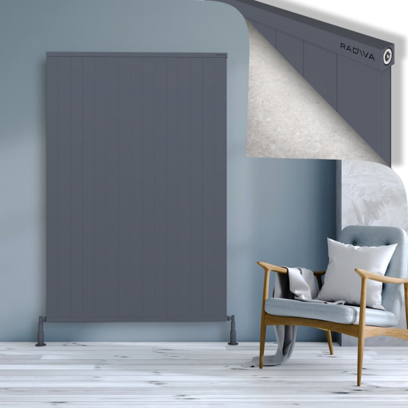 RIO Dekoratif Alüminyum Radyatör 1800x1504 Antrasit - 2RIO18001504B2TS