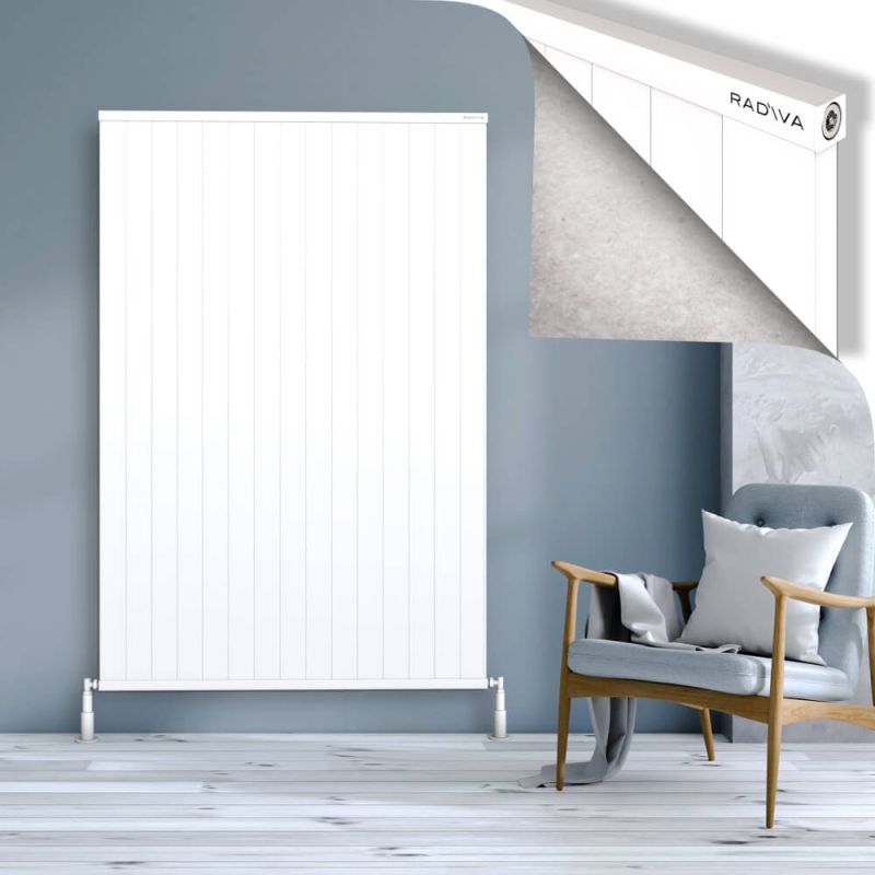 RIO Dekoratif Alüminyum Radyatör 1800x1504 Beyaz - 2RIO18001504B1TS